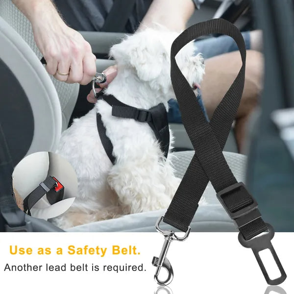 2-Pack Adjustable Dog Car Seat Belt – Safety Travel Restraint for Dogs & Pets (Universal Fit).
Keep your dog safe and secure during every car ride with our 2-Pack Adjustable Dog Car Seat Belt.